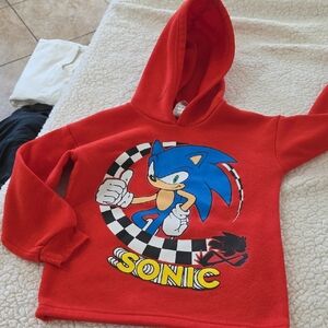 Sonic Red Kids Hoodie Sweatshirt